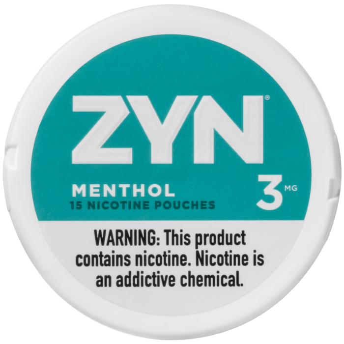 ZYN Menthol 3mg - www.usanico.comNicotine Pouches5 cans3mg