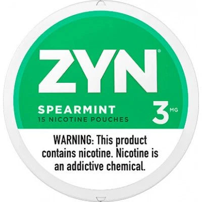 ZYN Spearmint - www.usanico.comNicotine Pouches5 cans3mg